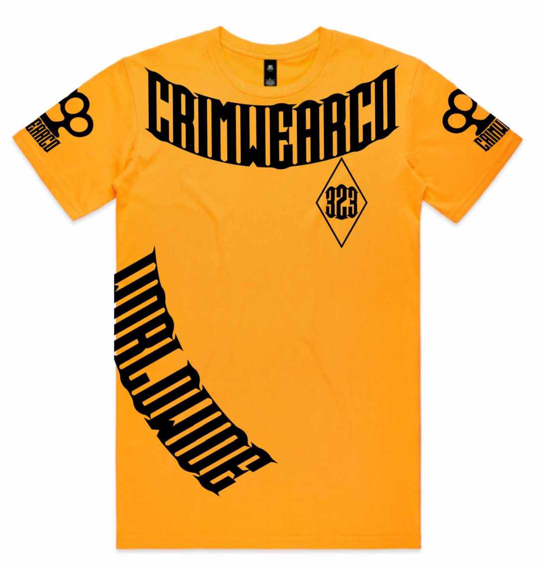 Crim Wear Yellow Tee *NEW*