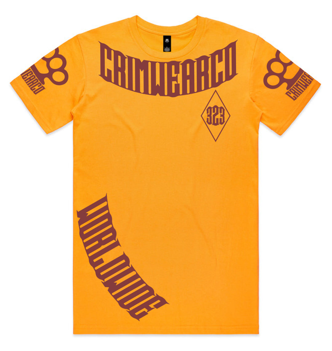 Crim Wear Yellow Tee *NEW*