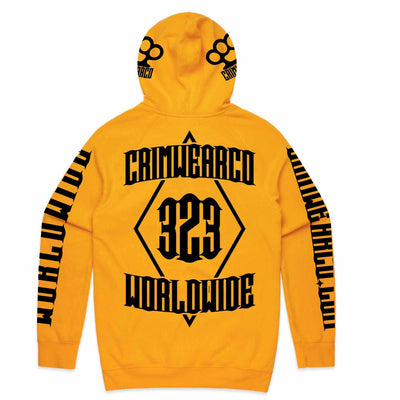 Crim Wear Yellow Hoodie *NEW *