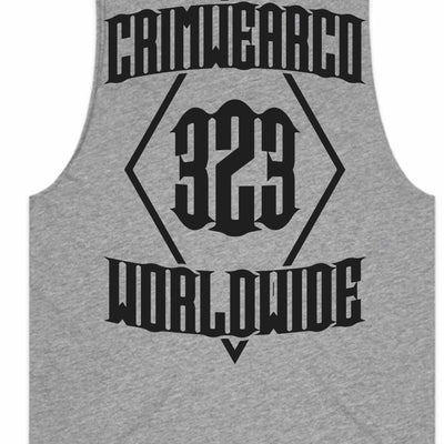 Crim Wear Gray Muscle Tee