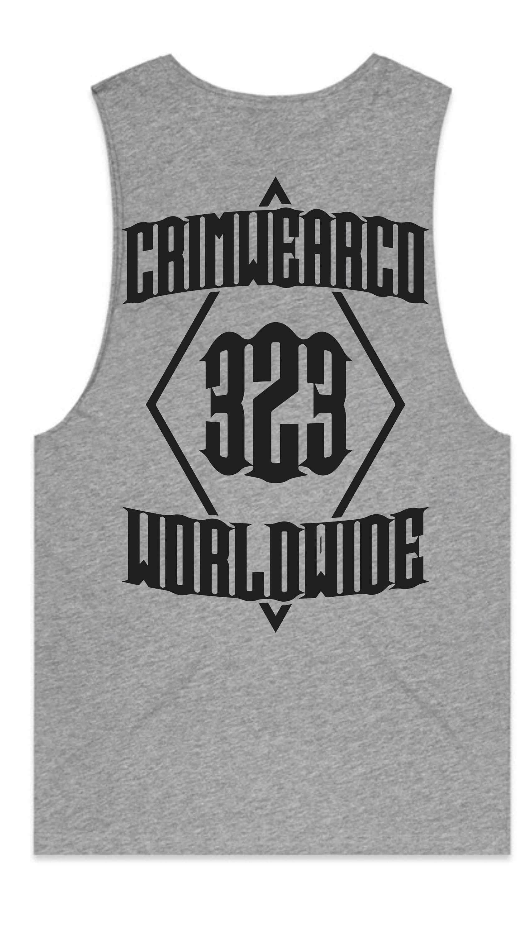 Crim Wear Gray Muscle Tee