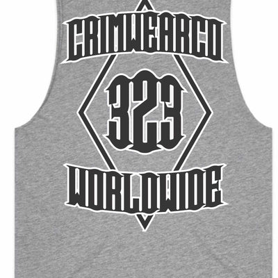 Crim Wear Gray Muscle Tee