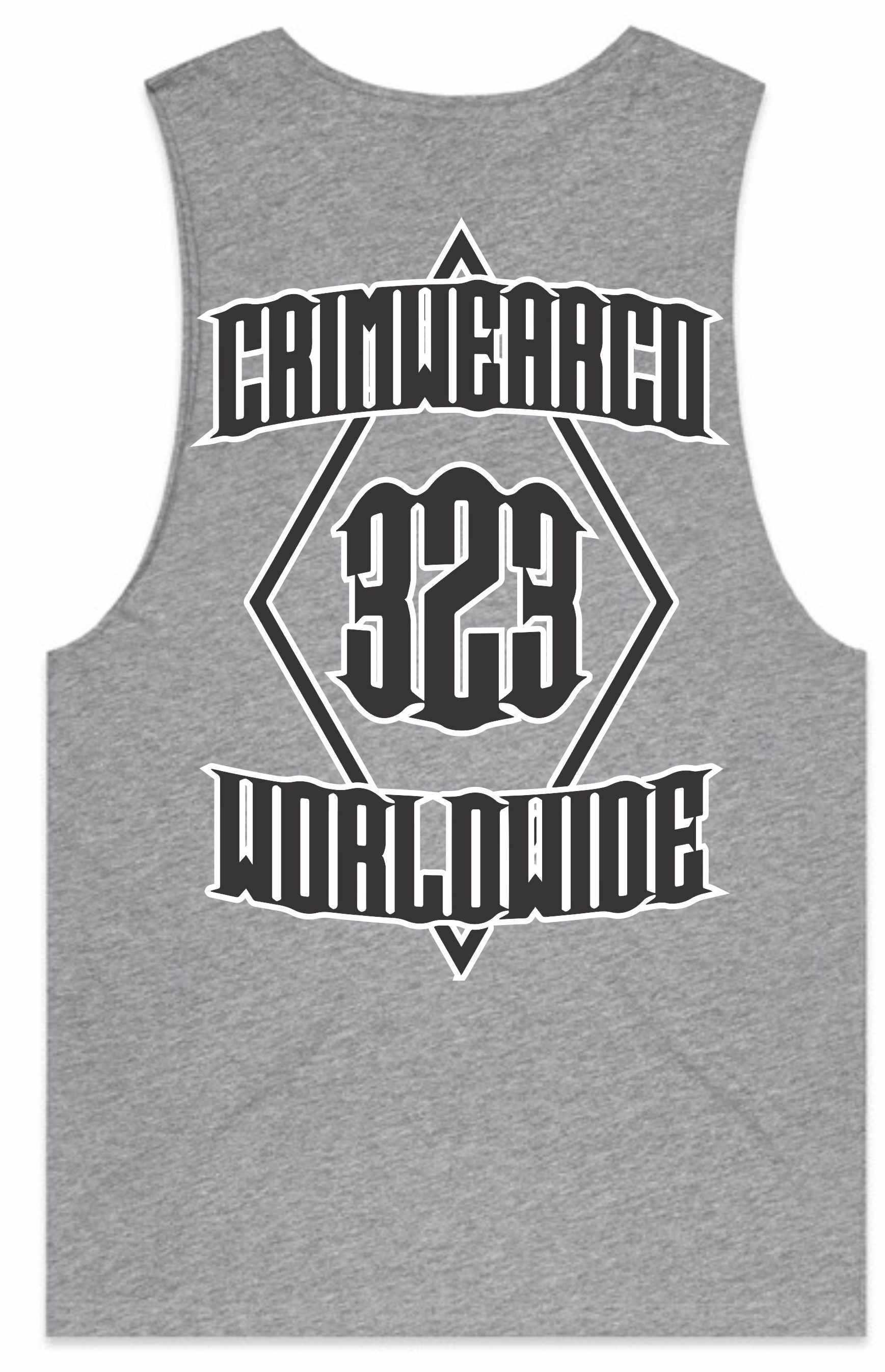 Crim Wear Gray Muscle Tee