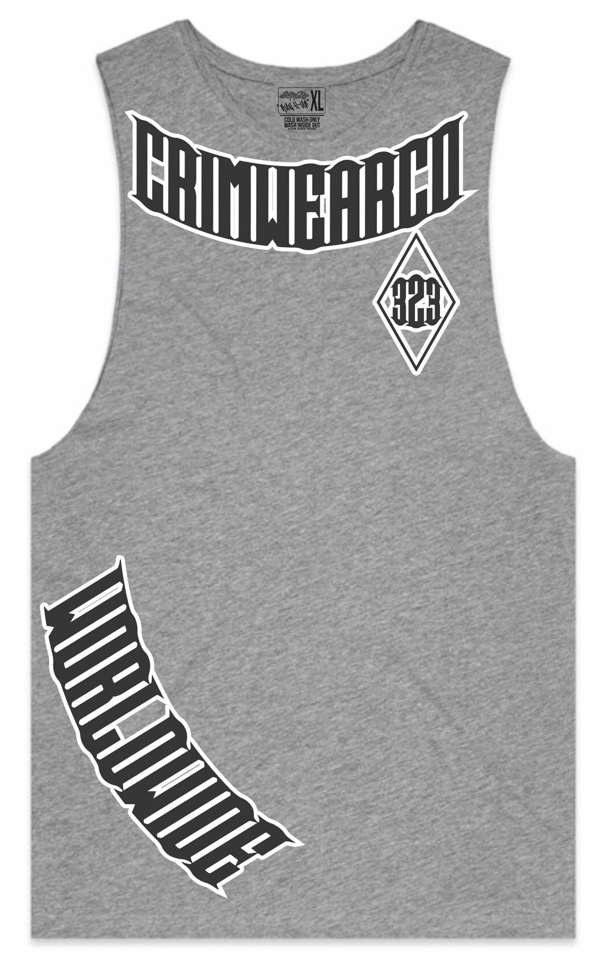 Crim Wear Gray Muscle Tee