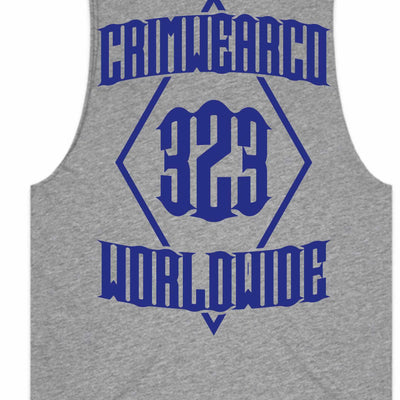 Crim Wear Gray Muscle Tee