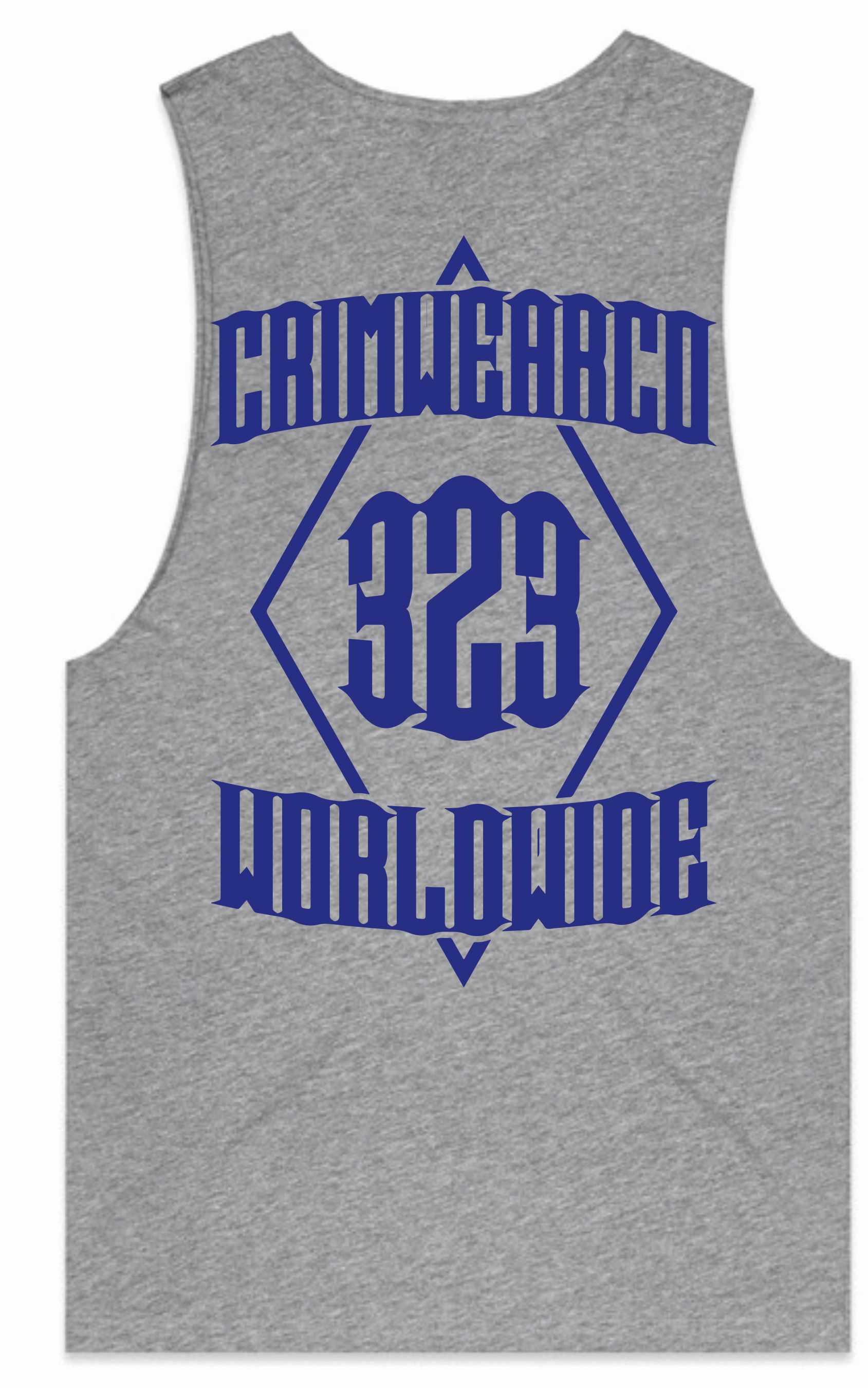 Crim Wear Gray Muscle Tee