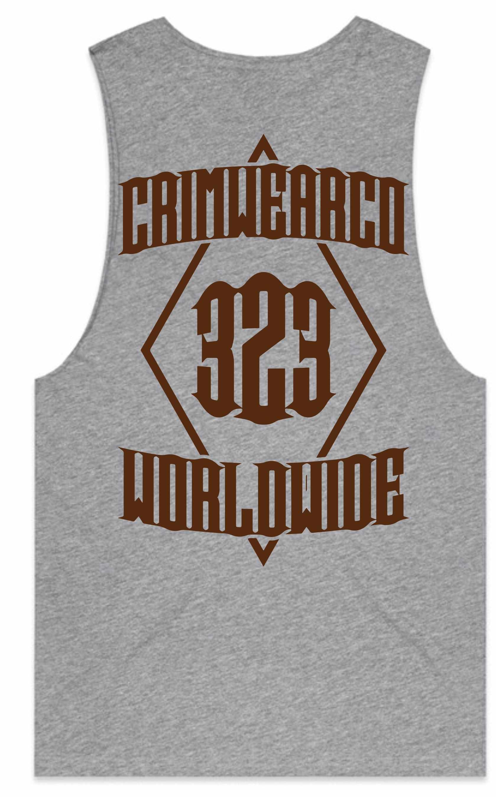 Crim Wear Gray Muscle Tee