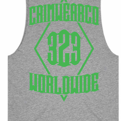 Crim Wear Gray Muscle Tee