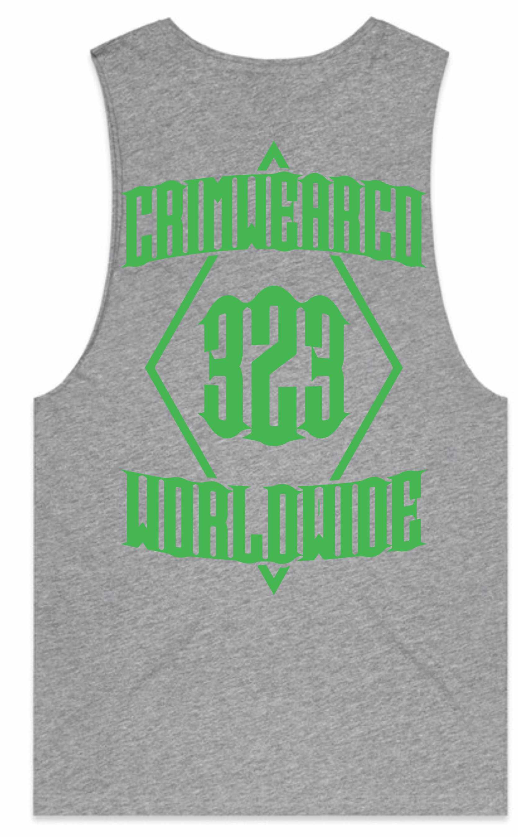 Crim Wear Gray Muscle Tee