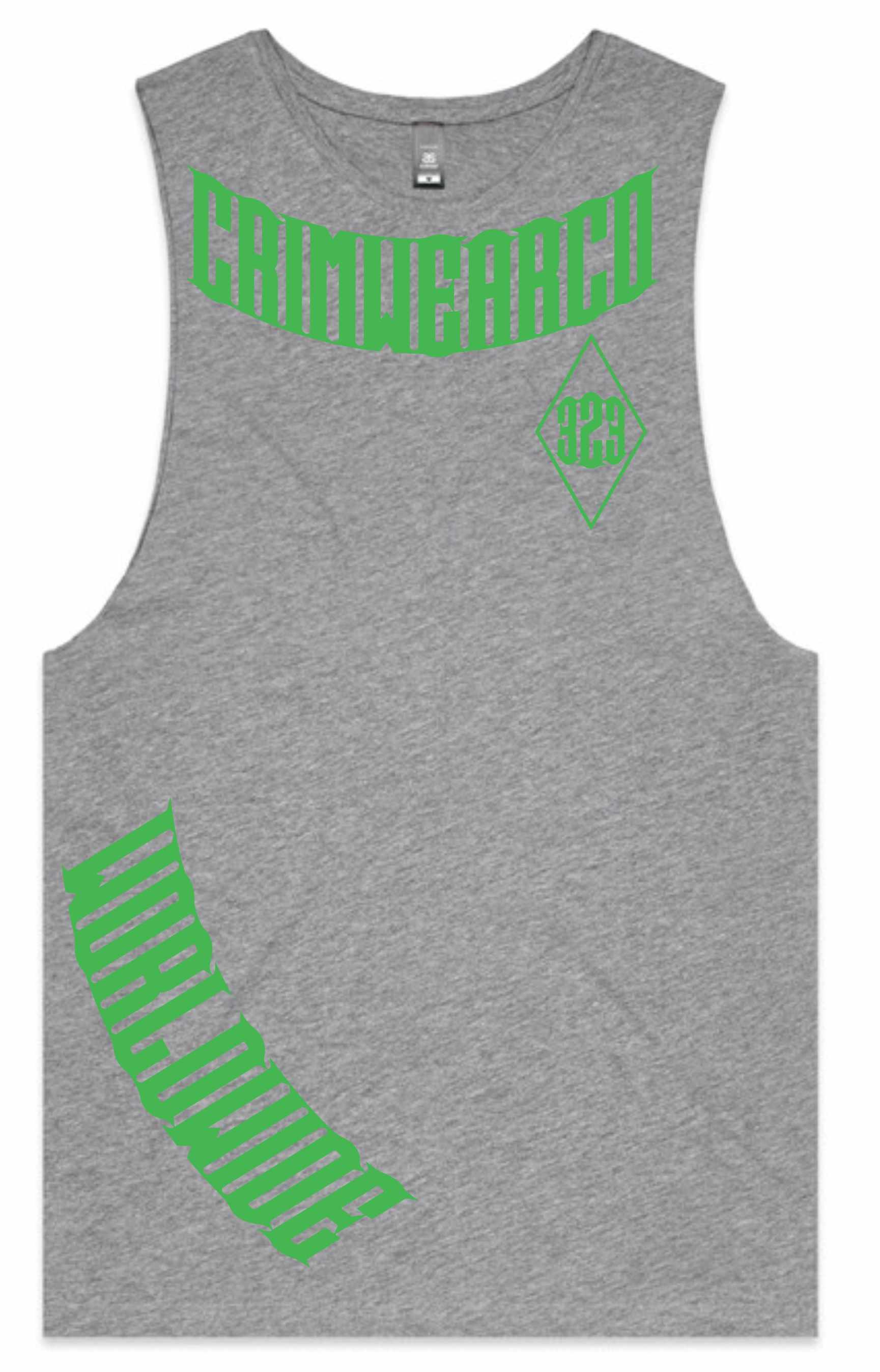 Crim Wear Gray Muscle Tee
