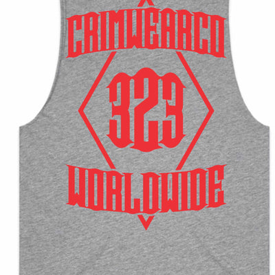 Crim Wear Gray Muscle Tee