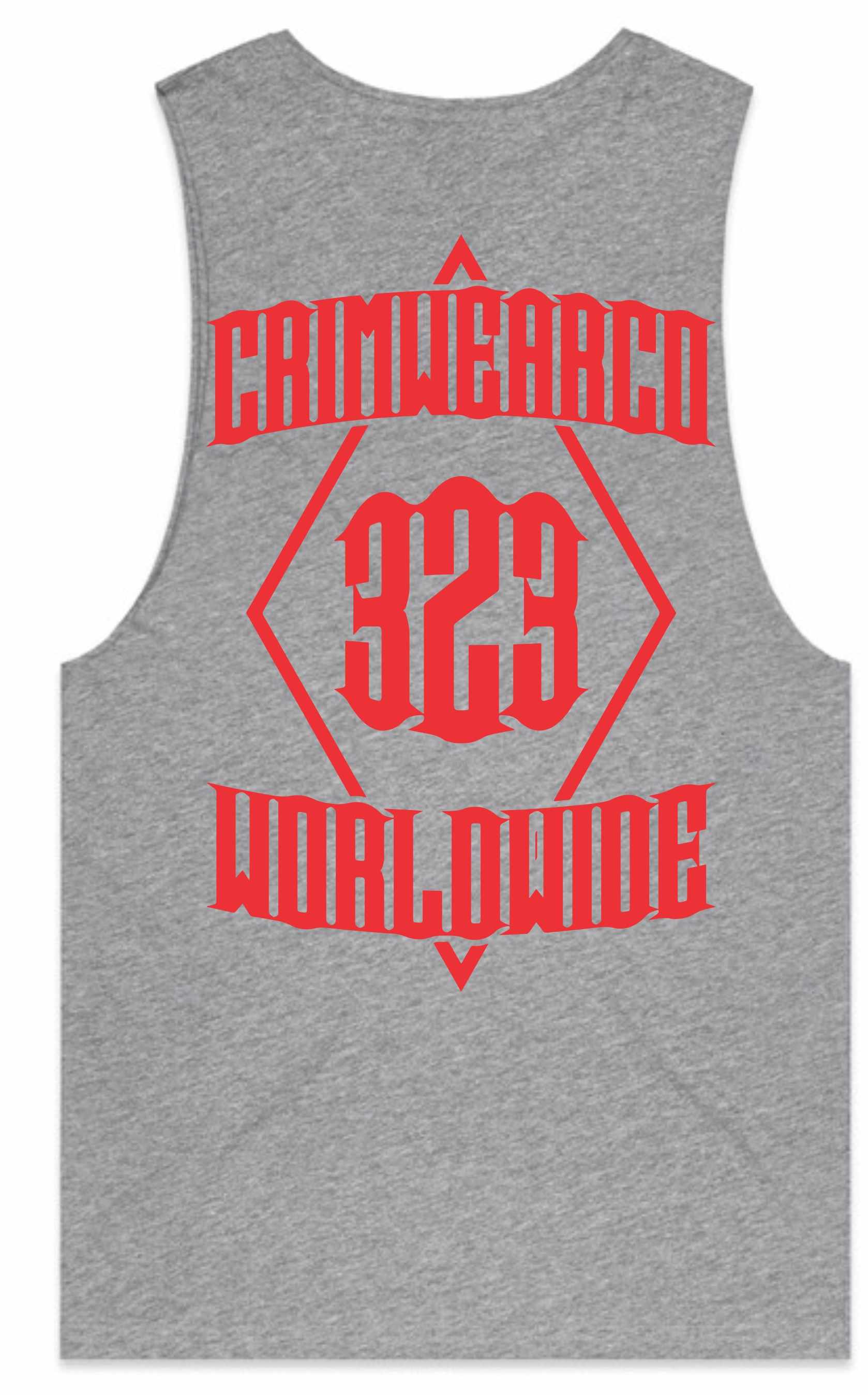 Crim Wear Gray Muscle Tee
