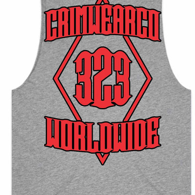 Crim Wear Gray Muscle Tee