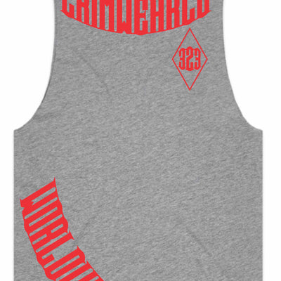 Crim Wear Gray Muscle Tee