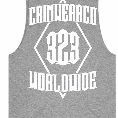 Crim Wear Gray Muscle Tee