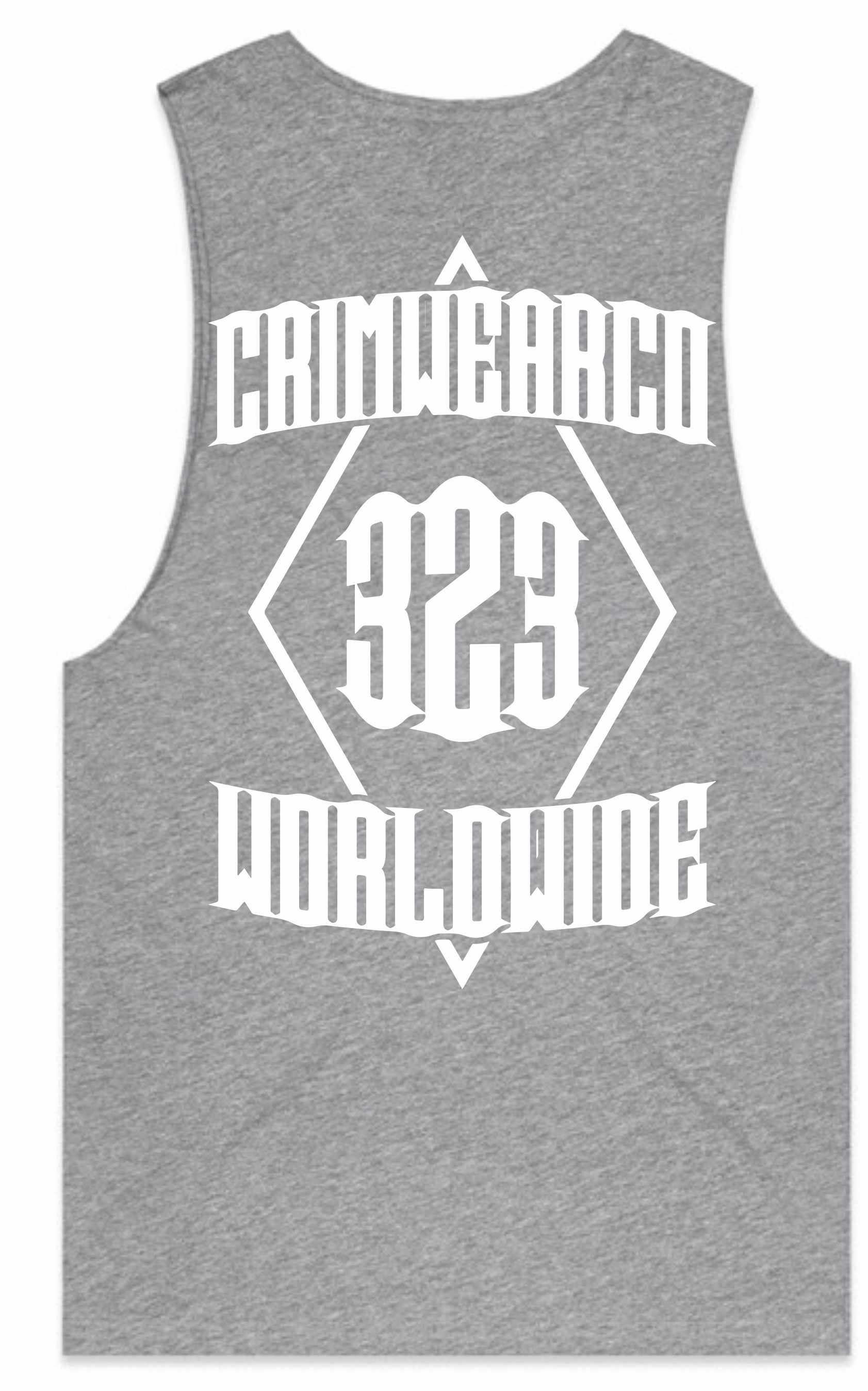 Crim Wear Gray Muscle Tee