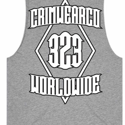 Crim Wear Gray Muscle Tee