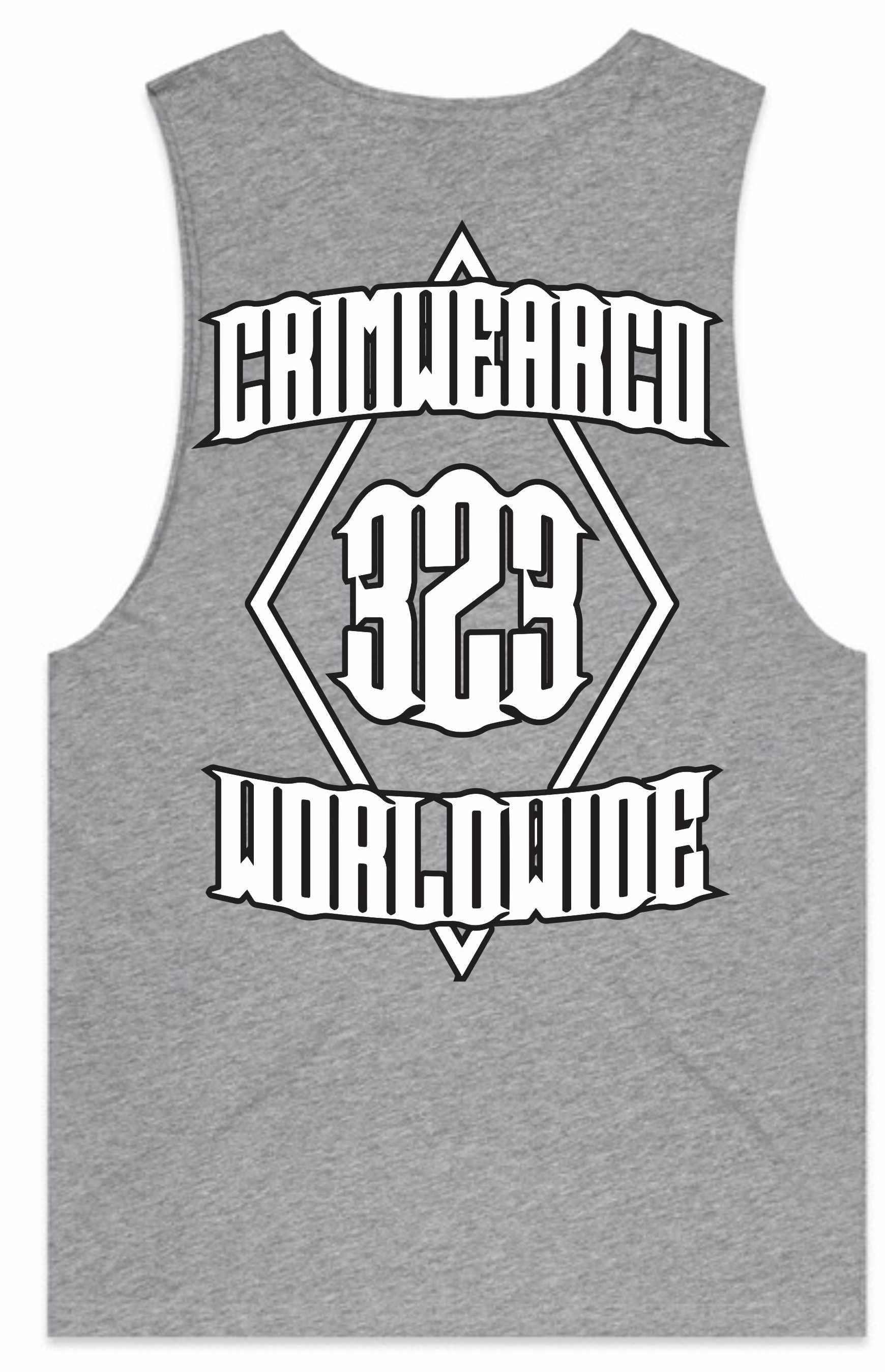Crim Wear Gray Muscle Tee