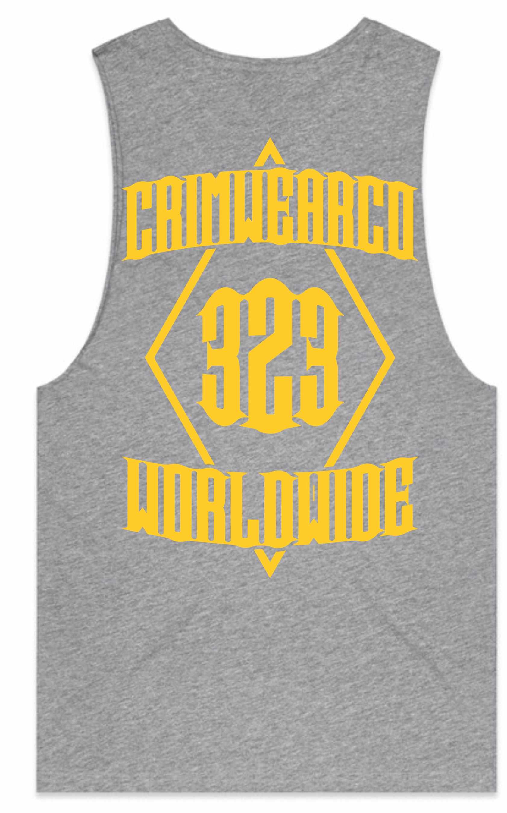 Crim Wear Gray Muscle Tee