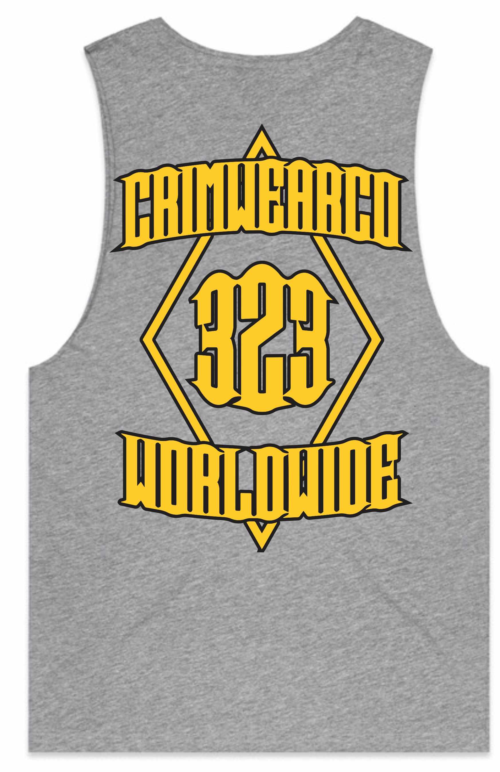 Crim Wear Gray Muscle Tee