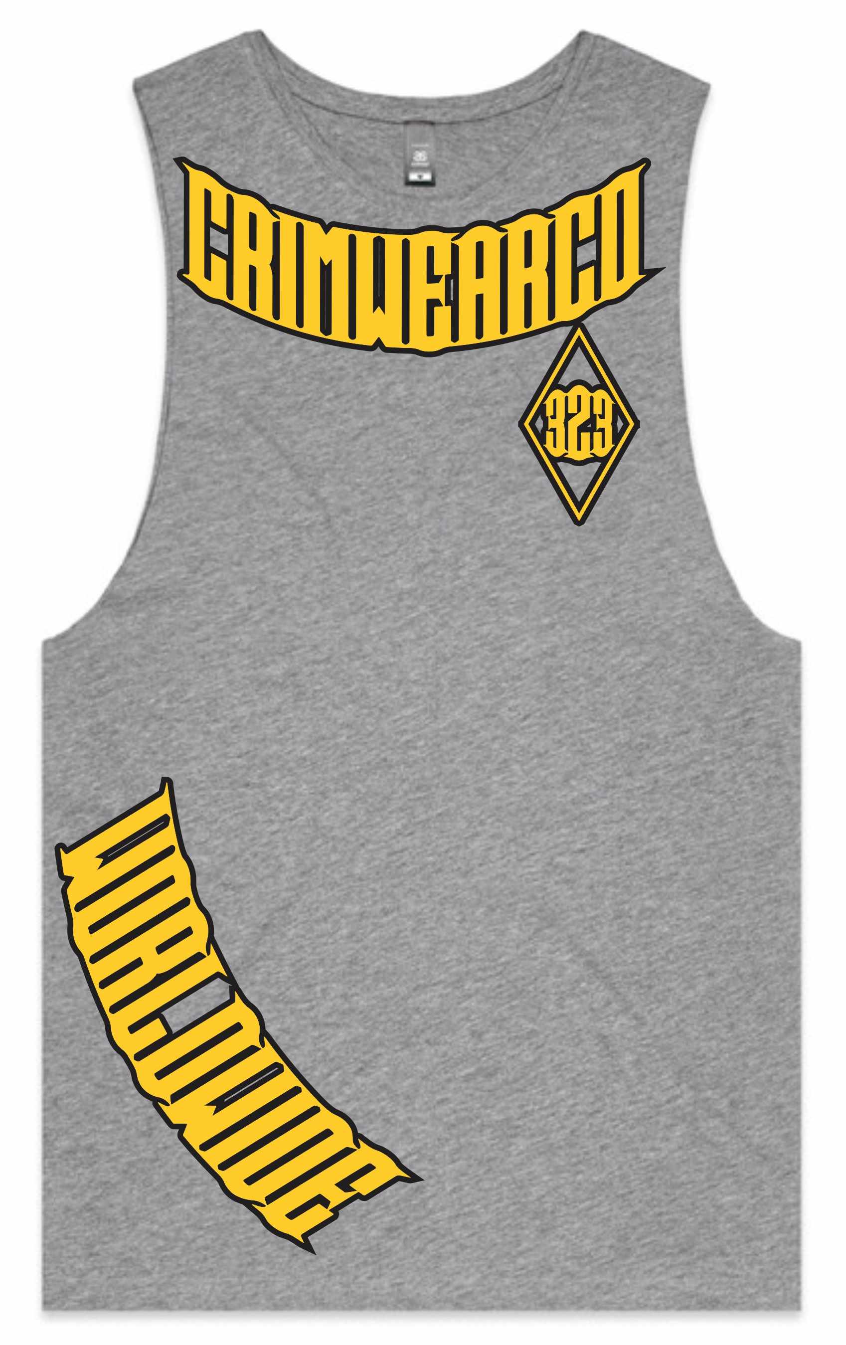 Crim Wear Gray Muscle Tee
