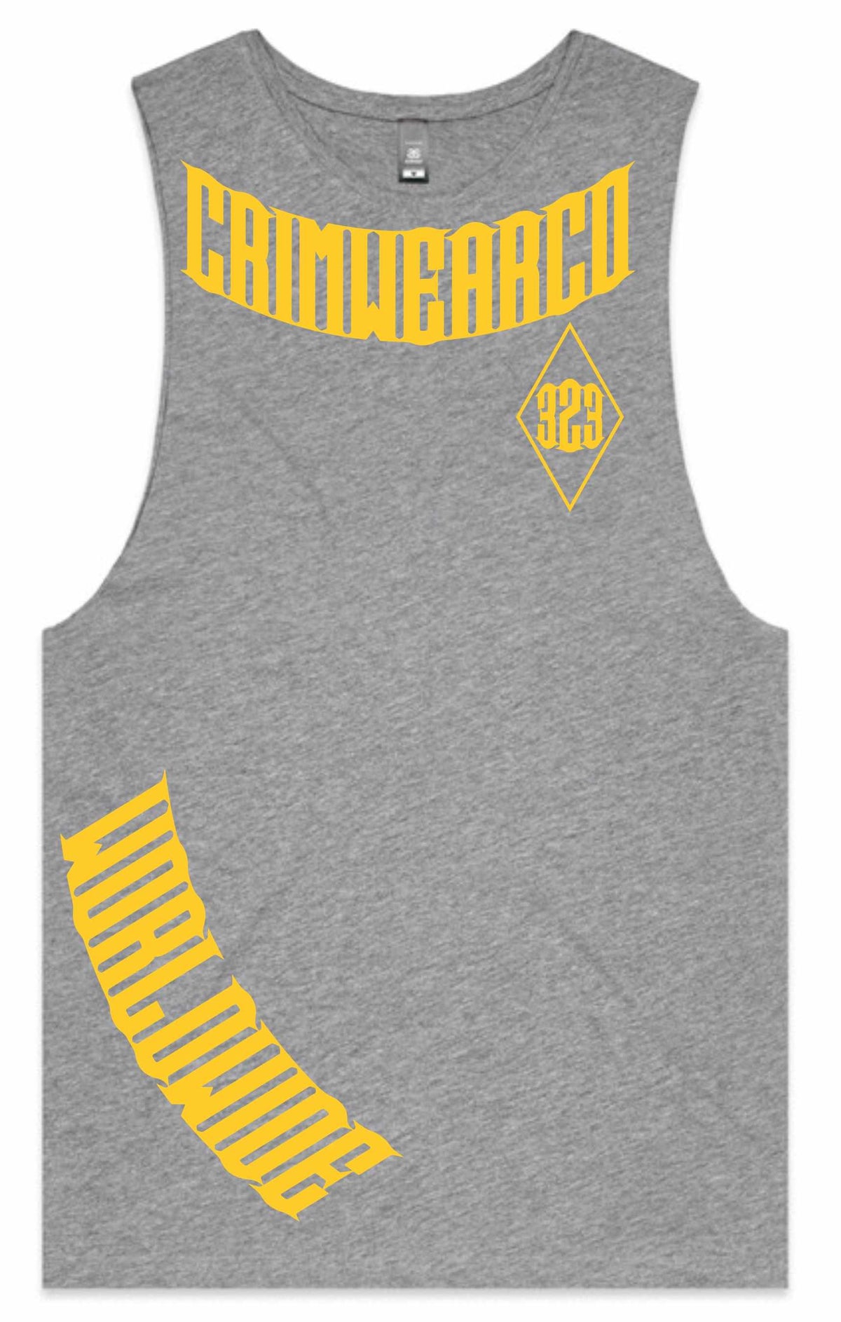 Crim Wear Gray Muscle Tee