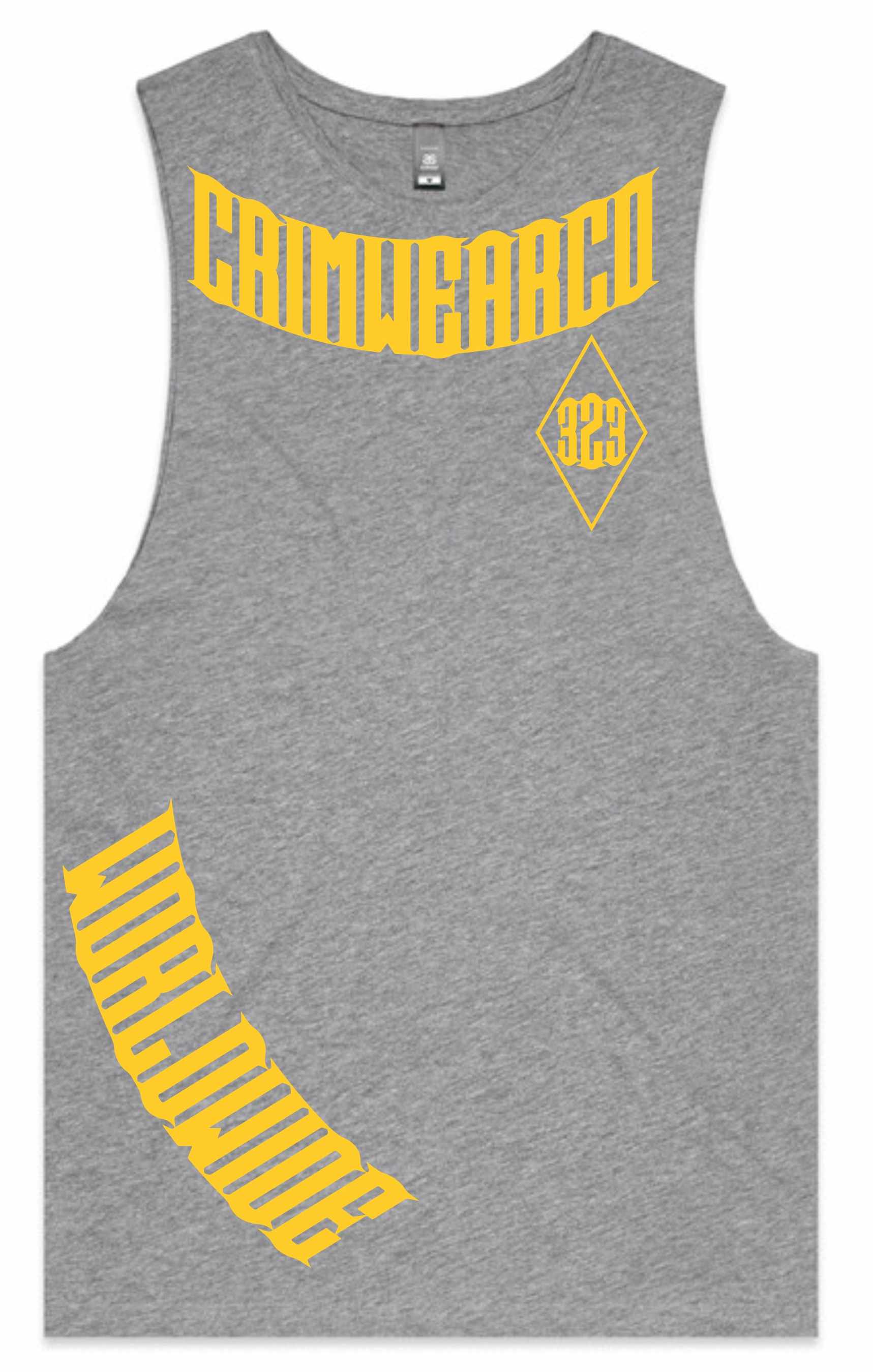 Crim Wear Gray Muscle Tee
