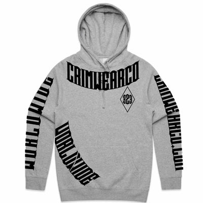 Crim Wear Grey Hoodie *NEW *