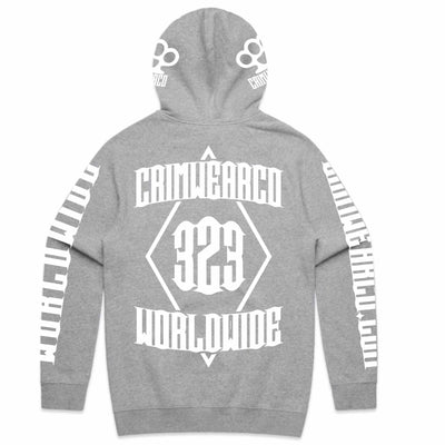 Crim Wear Grey Hoodie *NEW *