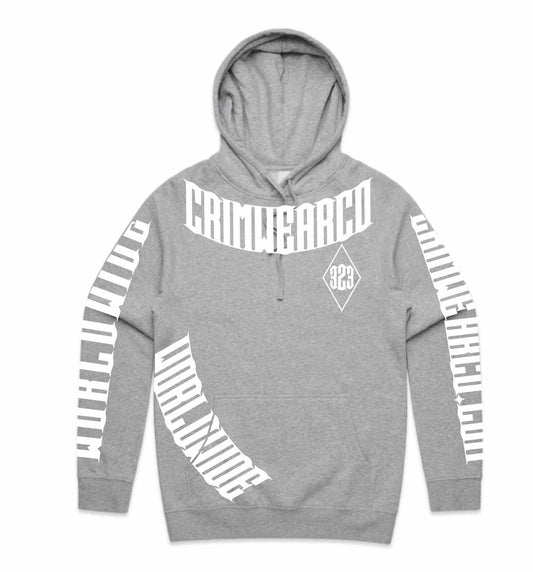 Crim Wear Grey Hoodie *NEW *