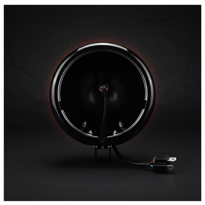 Headlight Housing Black Front