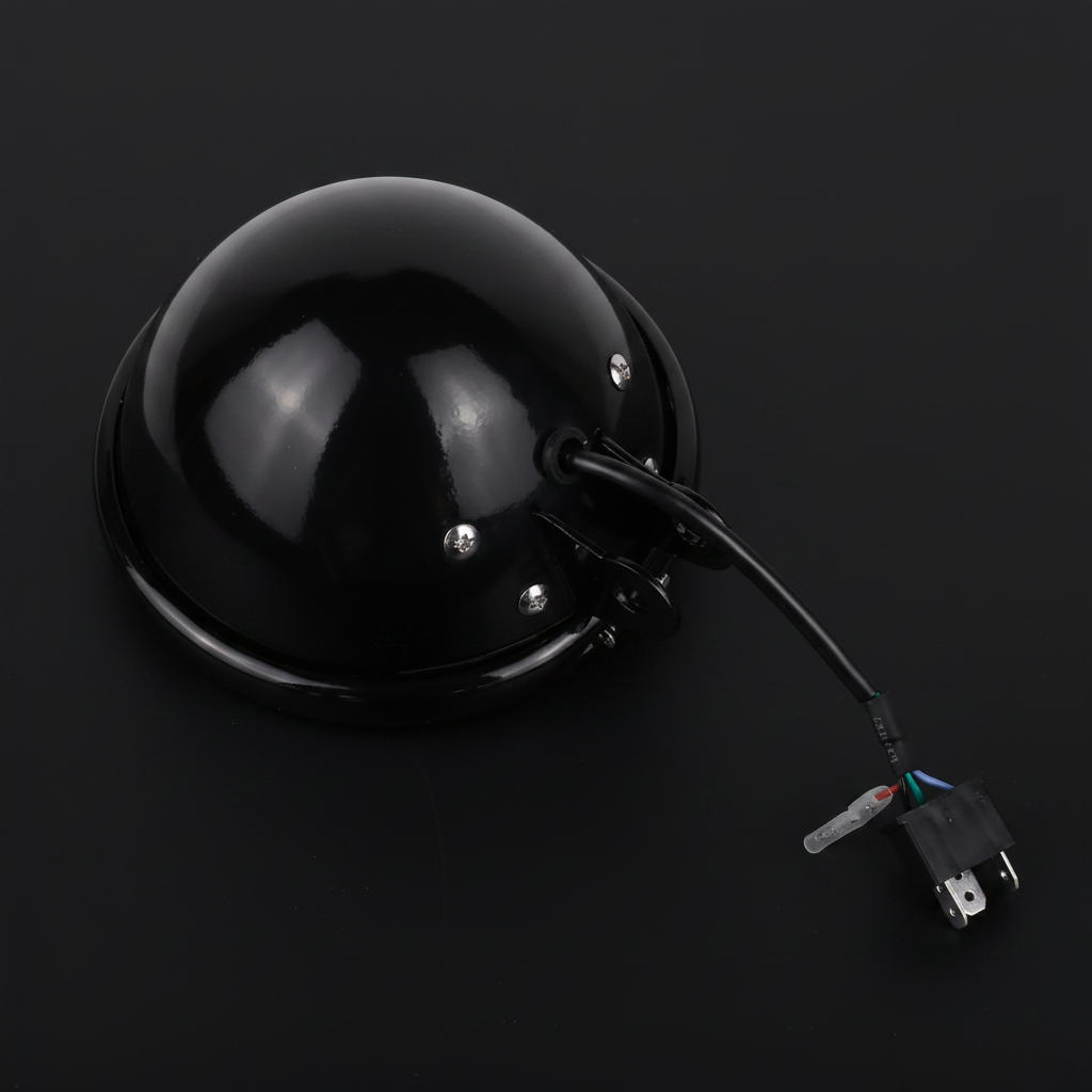 Headlight Housing Black Rear