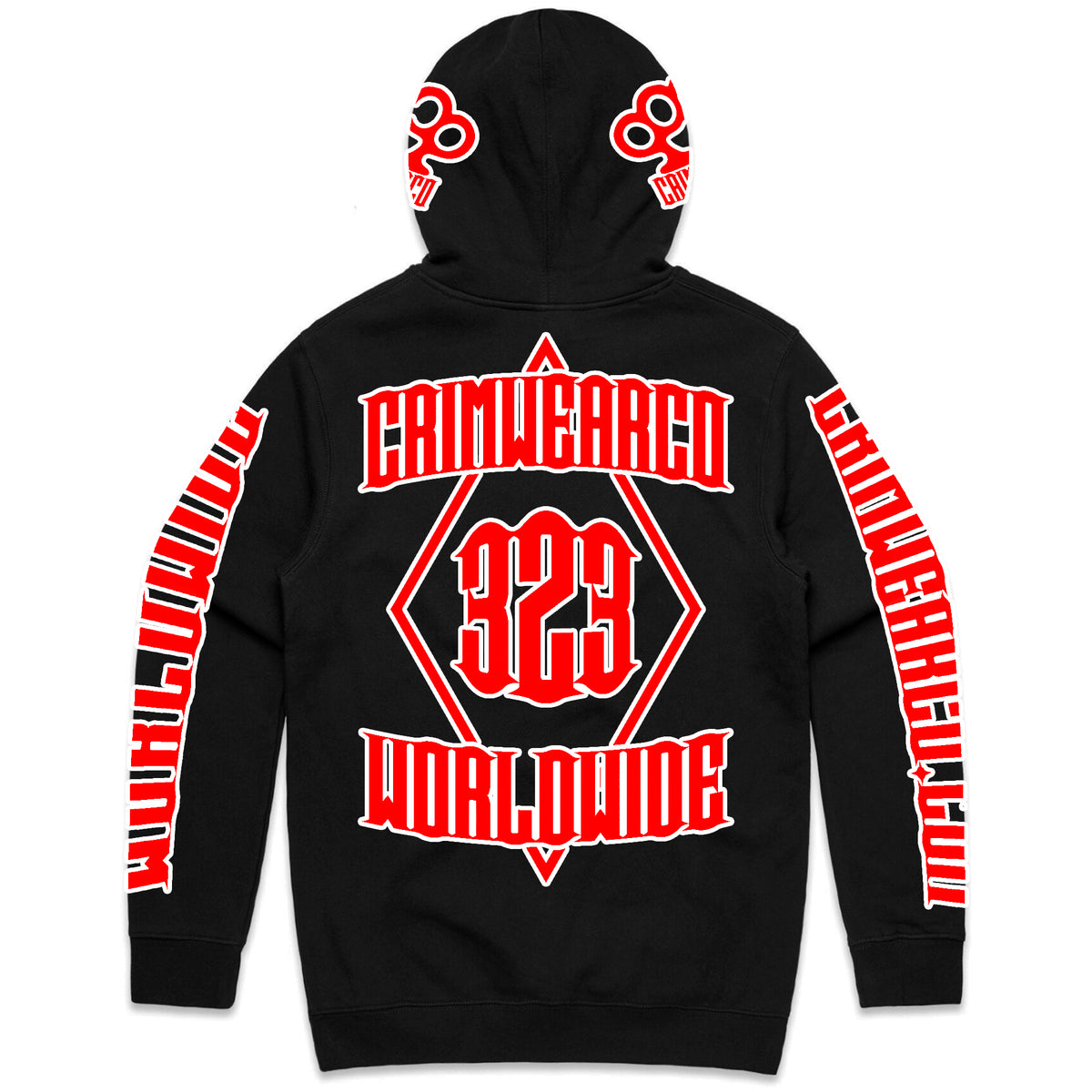 Crim Wear Black Hoodie