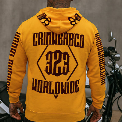 Crim Wear Yellow Hoodie *NEW *