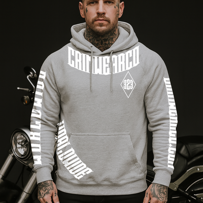 Crim Wear Grey Hoodie *NEW *