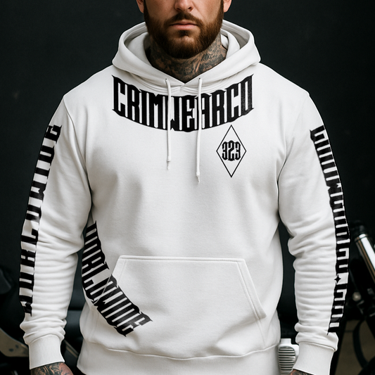 Crim Wear White Hoodie *NEW *