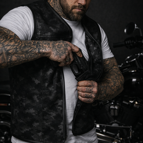 EURO "OFF THE RACK" PERFORATED SUEDE OPS VEST 2.0