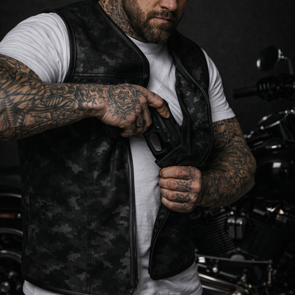 EURO "OFF THE RACK" PERFORATED SUEDE OPS VEST 2.0