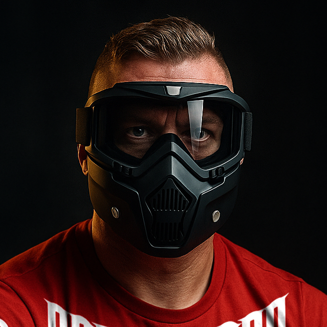 Open Face Mask Shield & Goggles