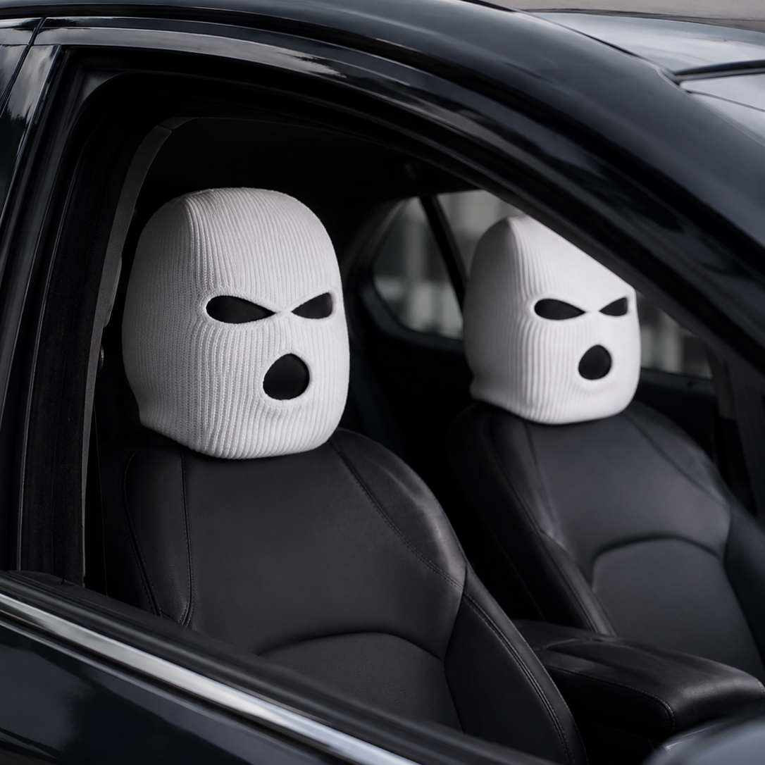 Bally'd Up Head Rest Covers