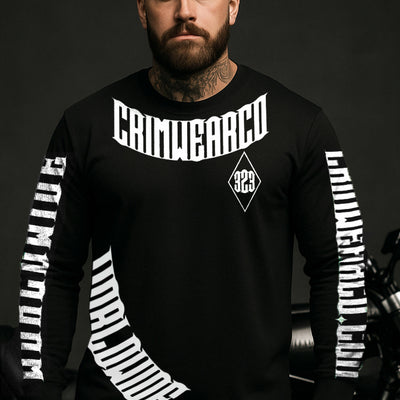 Crim Wear Black Long Sleeve Tee