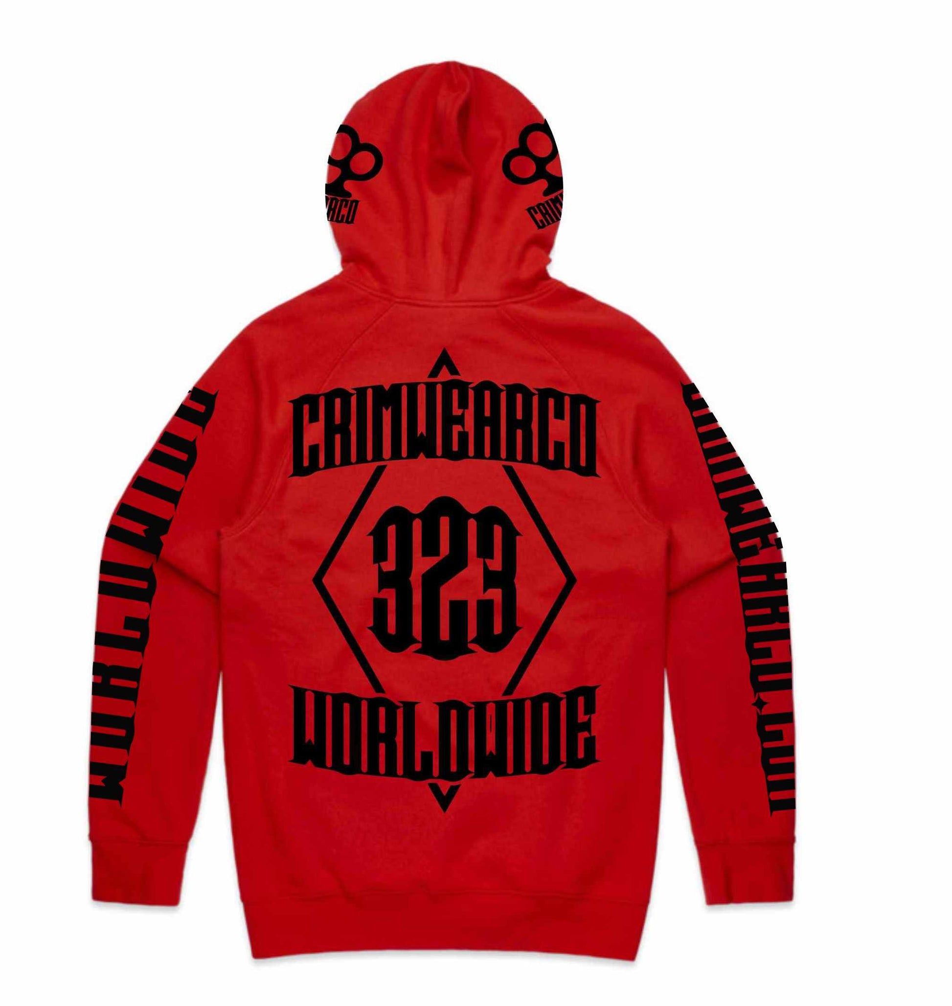 Crim Wear Red Hoodie *NEW*