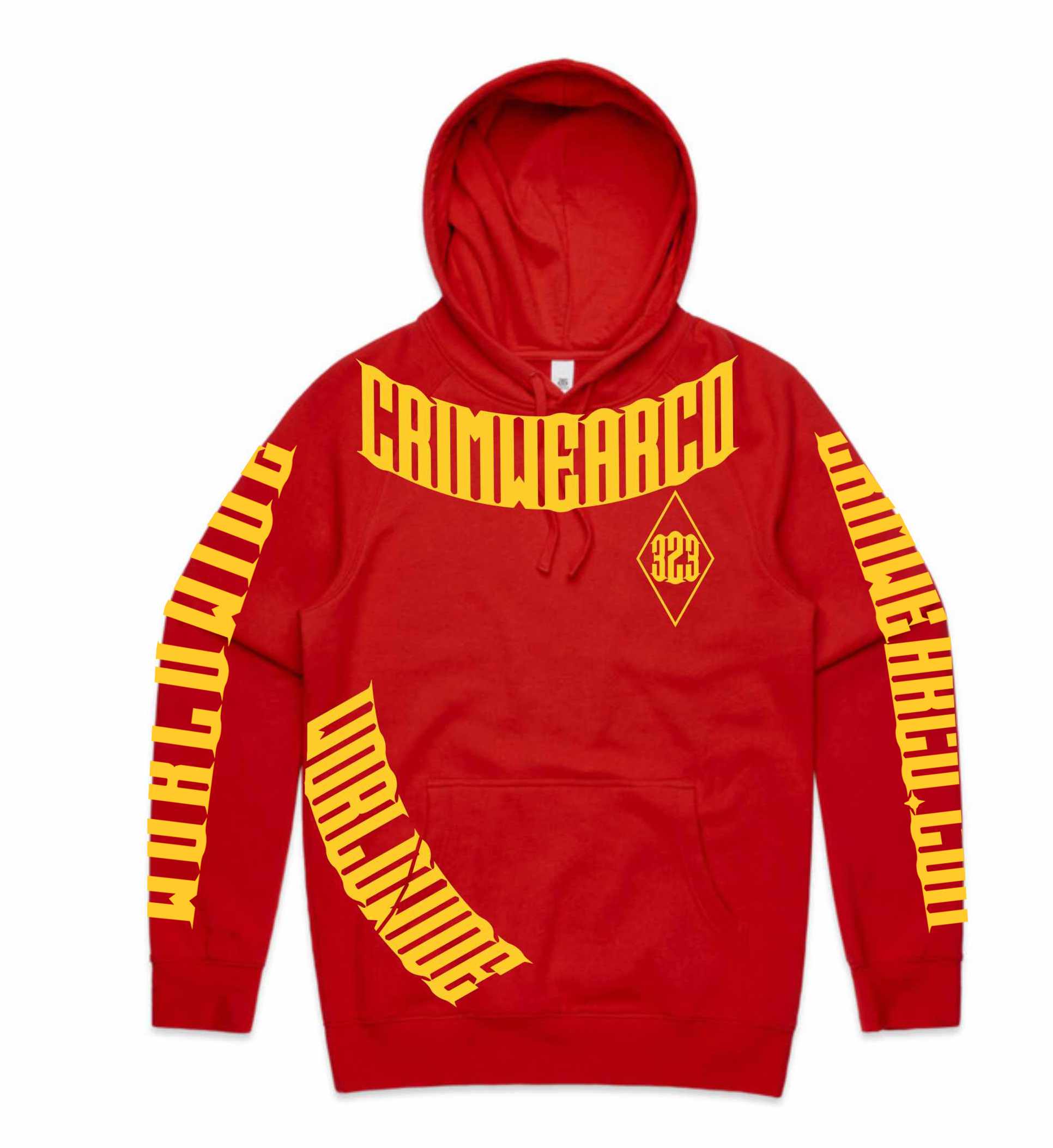 Crim Wear Red Hoodie *NEW*