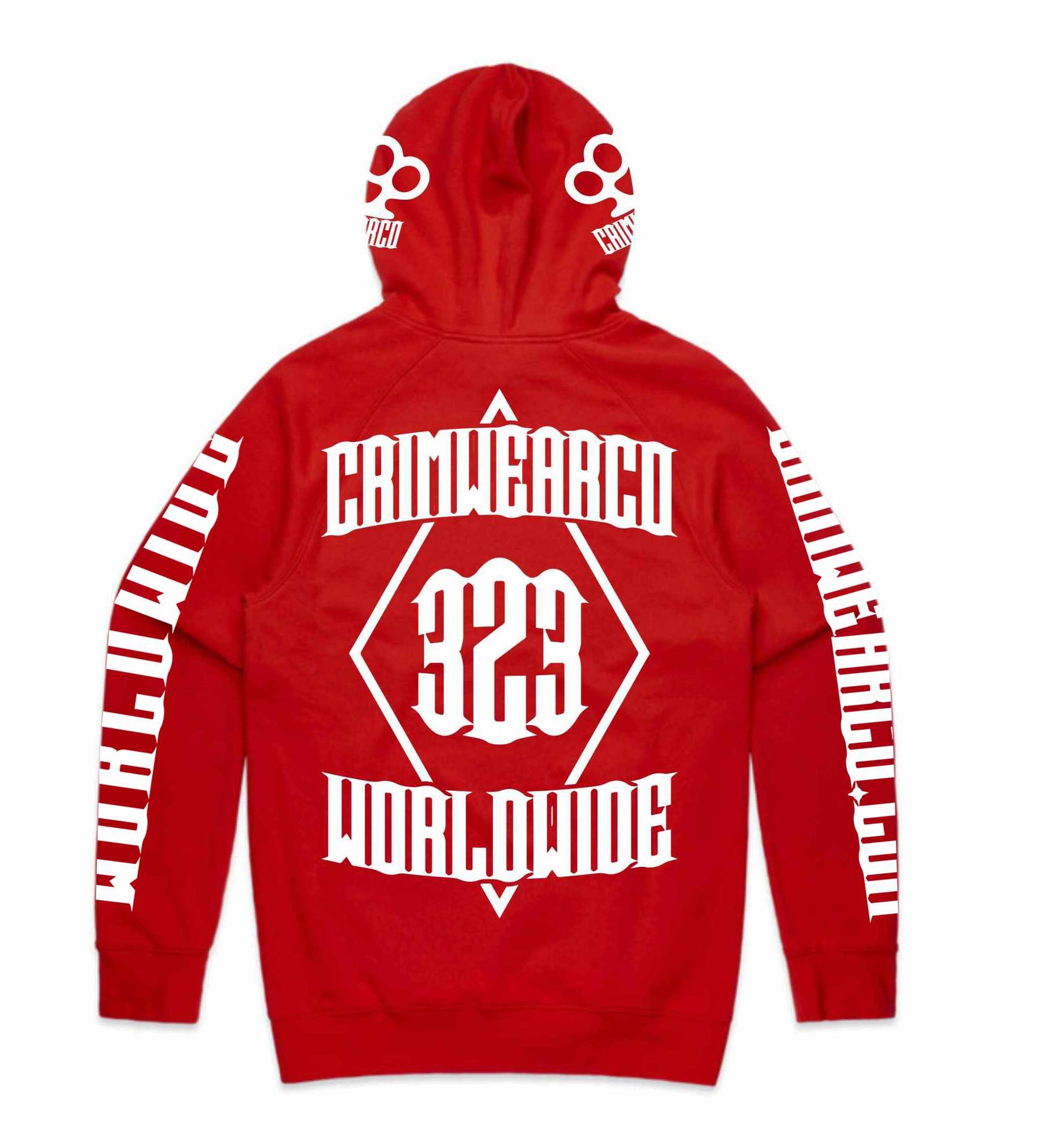 Crim Wear Red Hoodie *NEW*