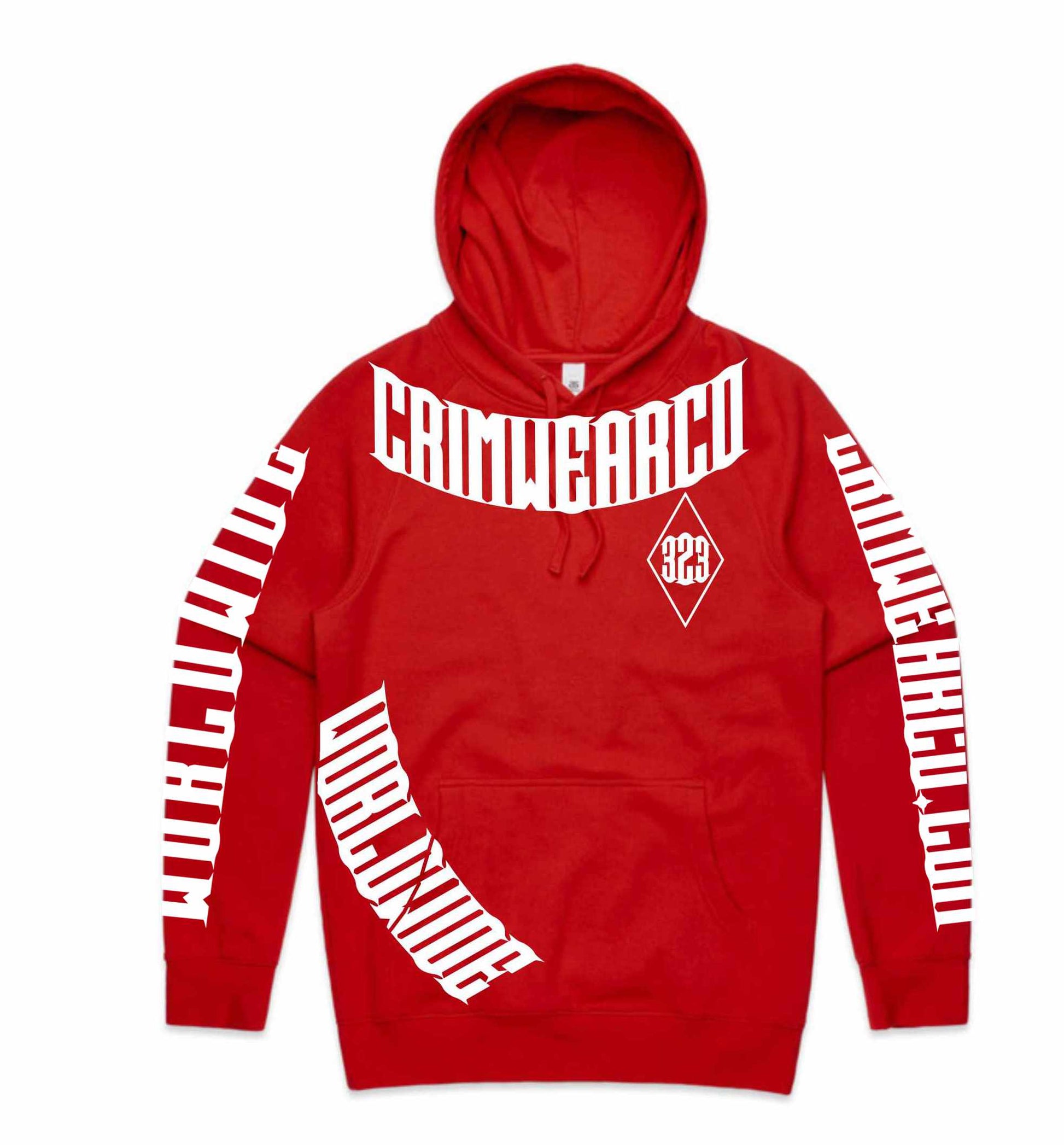 Crim Wear Red Hoodie *NEW*