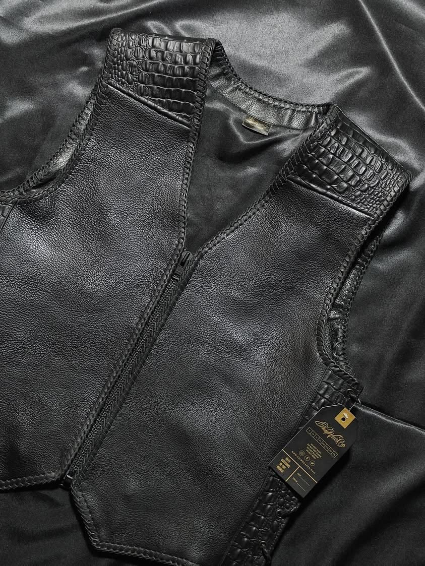 AUS BLACK "OFF THE RACK" LEATHER / CROC