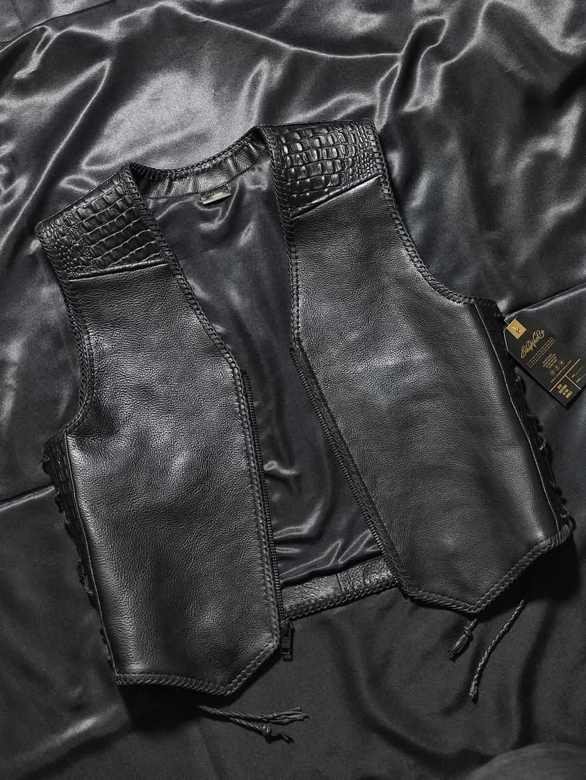 AUS BLACK "OFF THE RACK" LEATHER / CROC