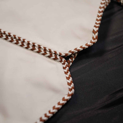 AUS WHITE - BROWN/WHITE "OFF THE RACK" LEATHER / CROC