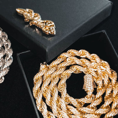 Iced Rope Chain Necklace