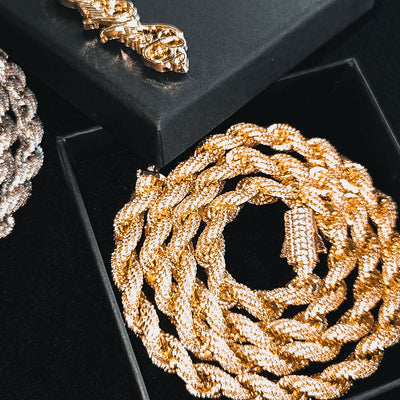 Iced Rope Chain Necklace